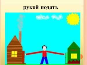 Значение выражения рукой подать